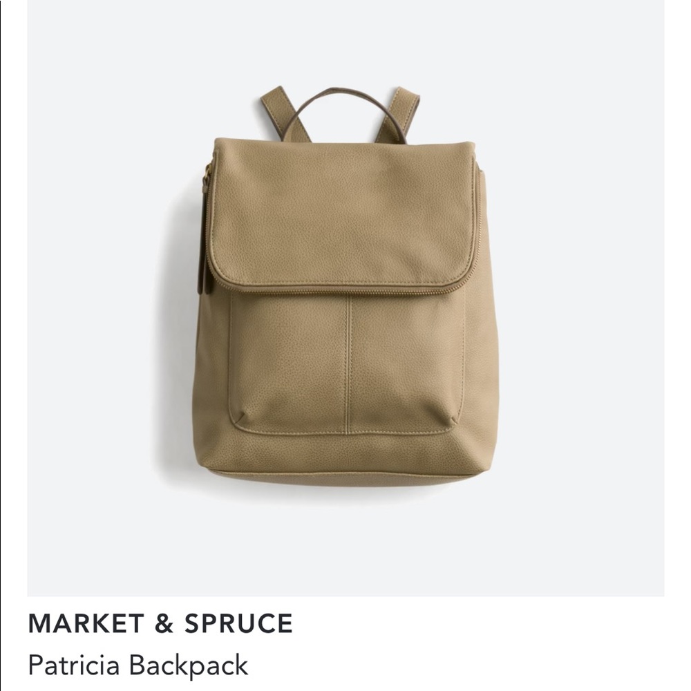 Market & Spruce Patricia taupe backpack